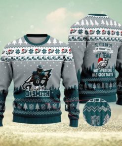 Philadelphia Eagles – DeVonta Smith #6 Super Bowl LVII 2023 Not Everyone Has Good Taste Ugly Christmas Sweater