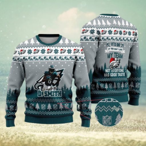 Philadelphia Eagles – DeVonta Smith #6 Super Bowl LVII 2023 Not Everyone Has Good Taste Ugly Christmas Sweater