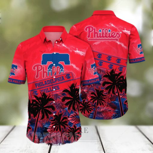 Philadelphia Phillies MLB Floral Unisex All Over Print Hawaiian Shirt