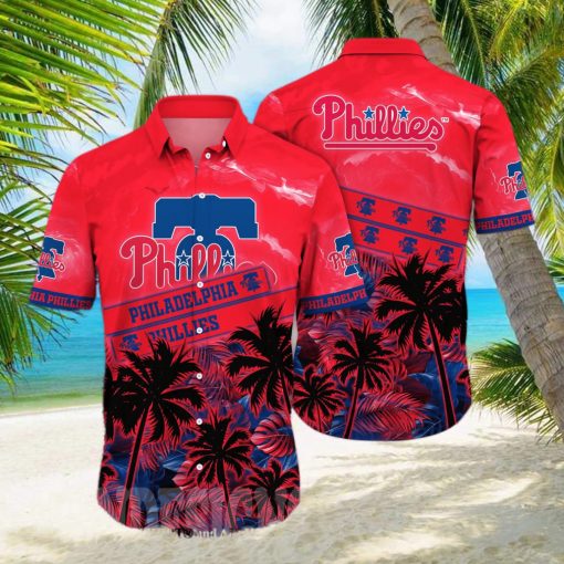 Philadelphia Phillies MLB Floral Unisex All Over Print Hawaiian Shirt