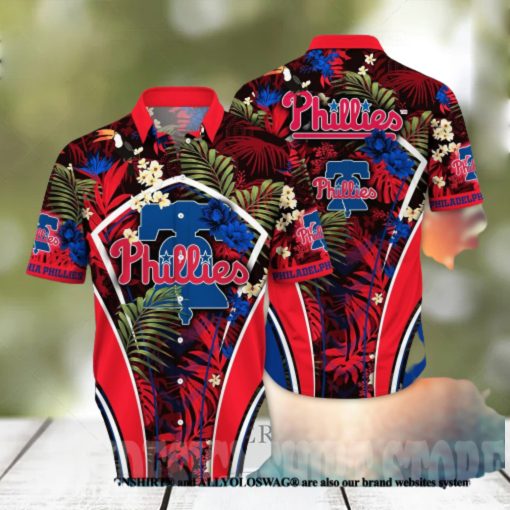 Philadelphia Phillies MLB Flower Unisex All Over Print Hawaiian Shirt