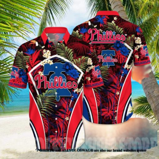 Philadelphia Phillies MLB Flower Unisex All Over Print Hawaiian Shirt