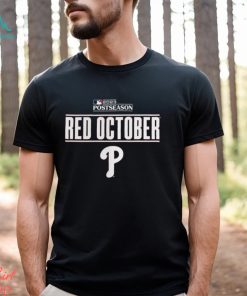 black and red phillies shirt