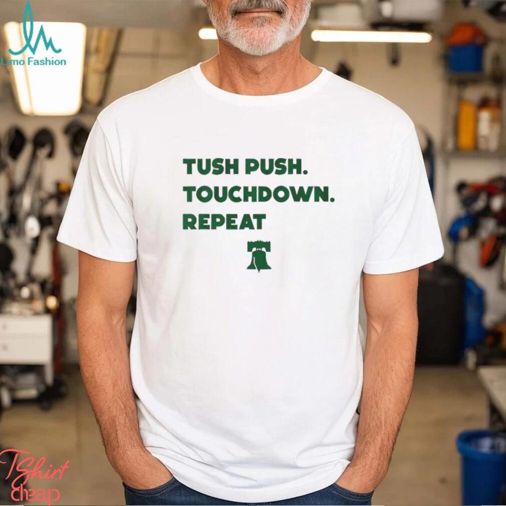 Philadelphia Phillies Tush Push Touchdown Repeat T-Shirt