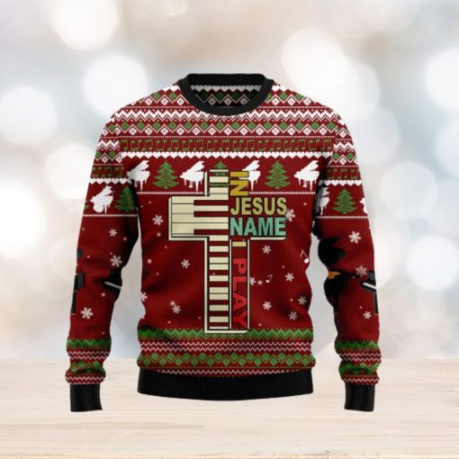 Piano I Play Ugly Christmas Sweater Gift Men Women