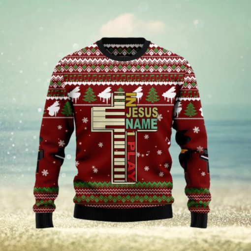 Piano I Play Ugly Christmas Sweater Gift Men Women