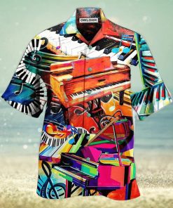 Piano Music Where Words Fail Piano Speaks Hawaiian Shirt