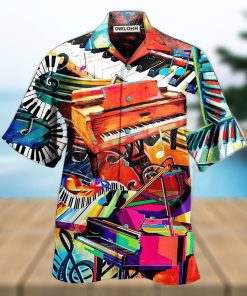 Piano Music Where Words Fail Piano Speaks Hawaiian Shirt