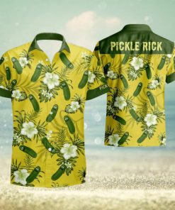 Pickle Rick Hawaiian Shirt And Short Set Gift Men Women