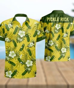 Pickle Rick Hawaiian Shirt And Short Set Gift Men Women