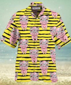 Pig Cartoon Hawaiian Shirt