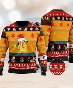 Pikachu Ugly Sweater, Pikachu Pocket Monster Ugly Christmas