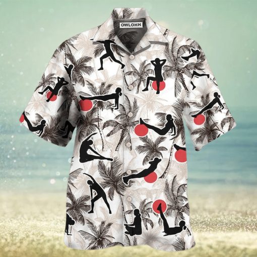 Pilates Tropical Tree Awesome Hawaiian Shirt