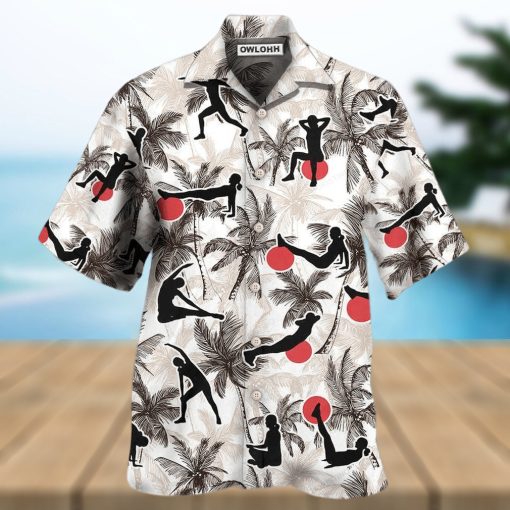 Pilates Tropical Tree Awesome Hawaiian Shirt