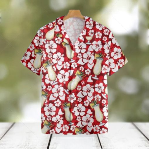 Pina Colada Cocktail Pattern Hawaiian Shirt For Men And Women