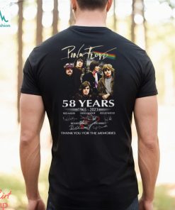Pink Floyd 58 Years 1965 – 2023 And Their Signature Thank You For The Memories T Shirt