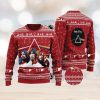 Denmark Viking Ugly Christmas Sweater Dragon Boat Fa La La La Valhalla 3D Christmas Sweater