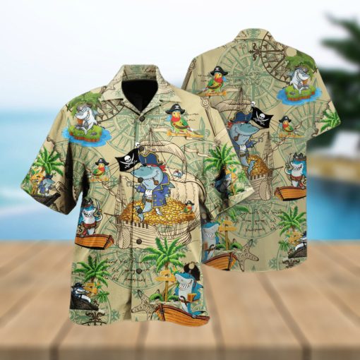 Pirate Adventure 3D Hawaiian Shirt Ready For Beach Fun