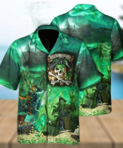 Pirate Themed 3D Hawaiian Shirt Ready For Beach Adventures