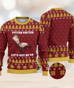 Pitter Patter Letterkenny Christmas 3D All Over Printed Ugly Christmas Sweater Letterkenny Christmas Sweater Letterkenny