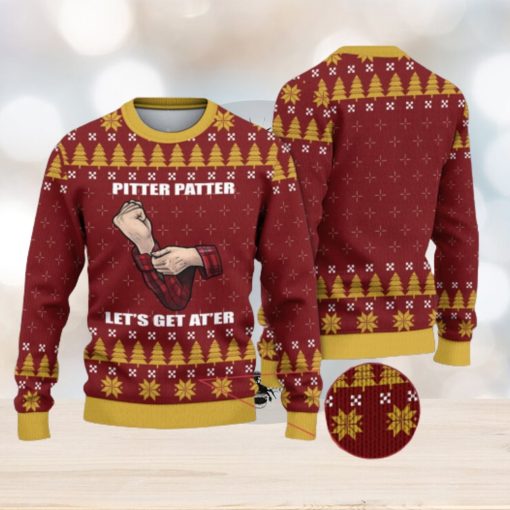 Pitter Patter Letterkenny Christmas 3D All Over Printed Ugly Christmas Sweater Letterkenny Christmas Sweater Letterkenny