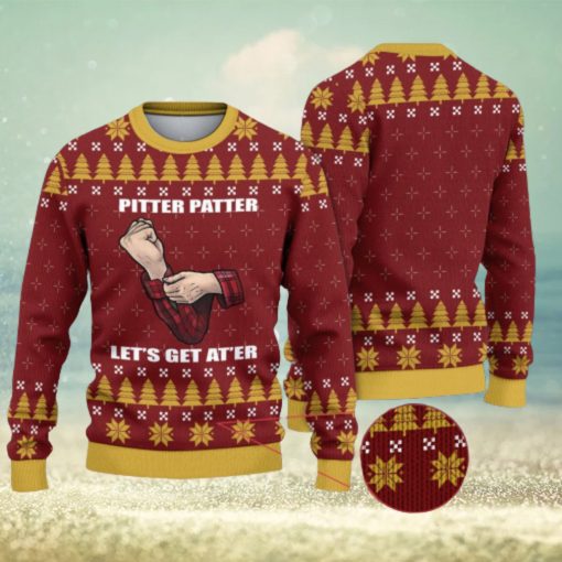 Pitter Patter Letterkenny Christmas 3D All Over Printed Ugly Christmas Sweater Letterkenny Christmas Sweater Letterkenny