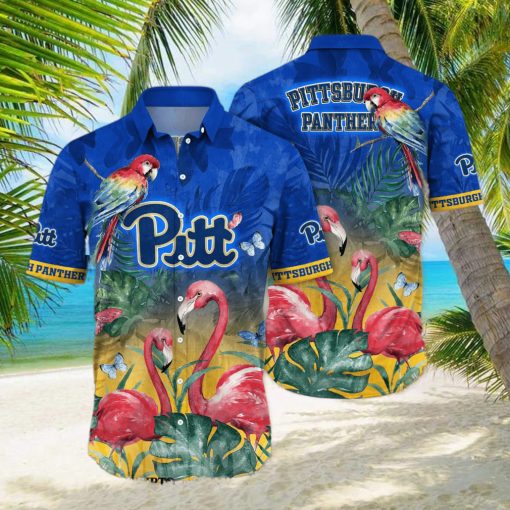 Pittsburgh Panthers NCAA Flower Full Print Unisex Hawaiian Shirt