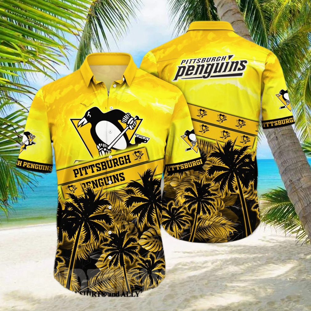 Pittsburgh Penguins NHL Flower Hawaii Shirt And Tshirt For Fans