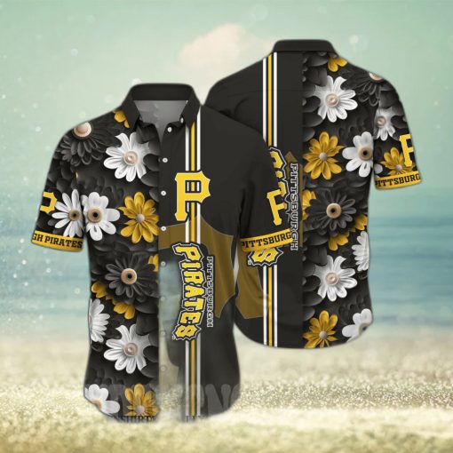 Pittsburgh Pirates MLB Flower All Over Print Hawaiian Shirt