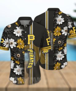 Pittsburgh Pirates MLB Flower All Over Print Hawaiian Shirt