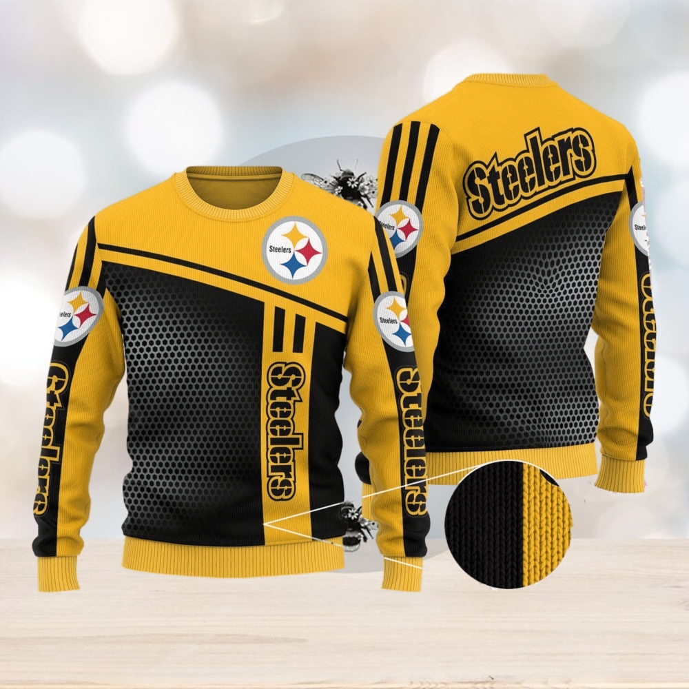 Pittsburgh Steelers 3D Sweater Woolen Gift For Men And Women - Limotees