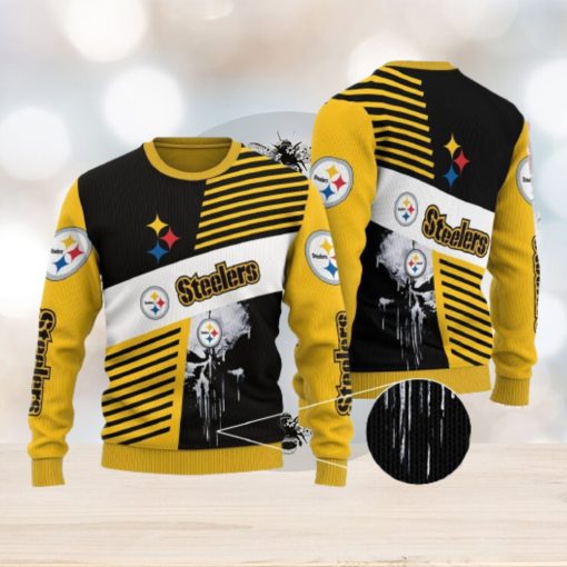 Pittsburgh Steelers 3D Woolen Sweater Snowflake Gift For Men And Women