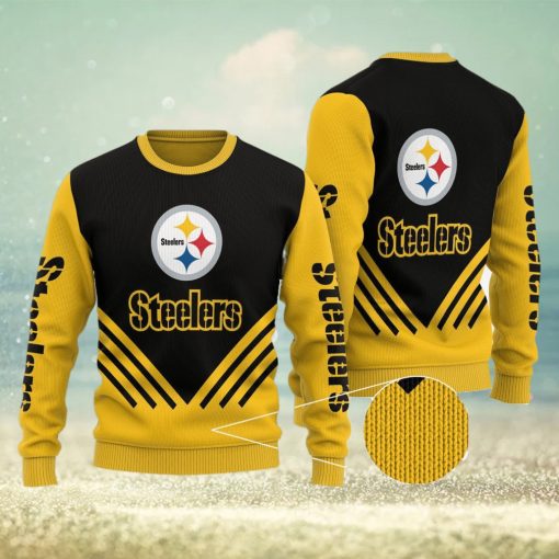 Pittsburgh Steelers 3D Woolen Sweater Wintertime Gift For Men And Women