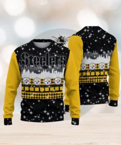 Pittsburgh Steelers Christmas Forrest Knitted Sweater Gift For Men And Women