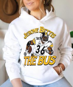 Vintage Pittsburgh Steelers Jerome Bettis Taking the Bus Home T-Shirt Sz M