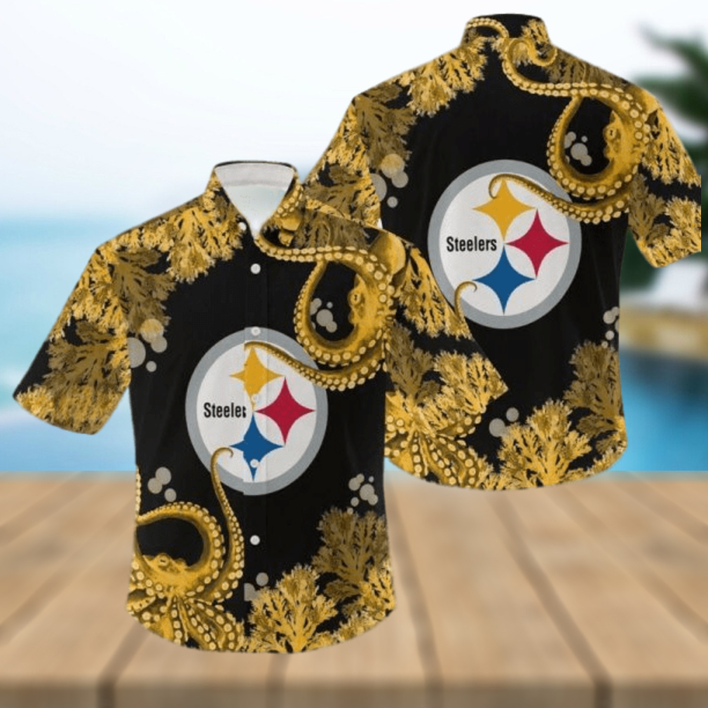Pittsburgh Steelers NFL Skull Halloween Gift Fans Hawaiian Shirt For Men  And Women - Limotees