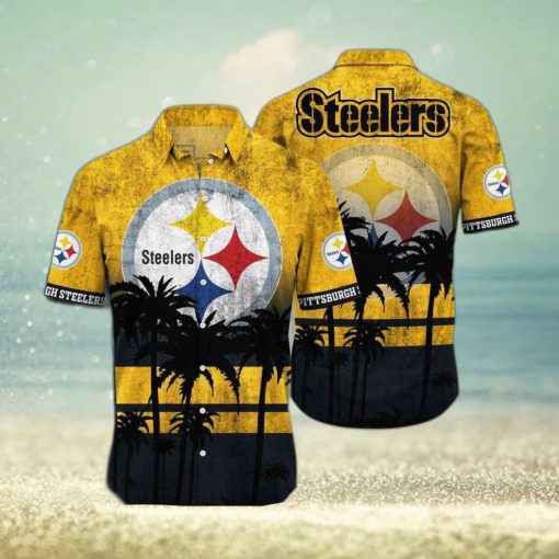 Pittsburgh Steelers Nfl hawaii Short Hot Summer  Nfl Leobees 3D Awesome Hawaiian Shirt