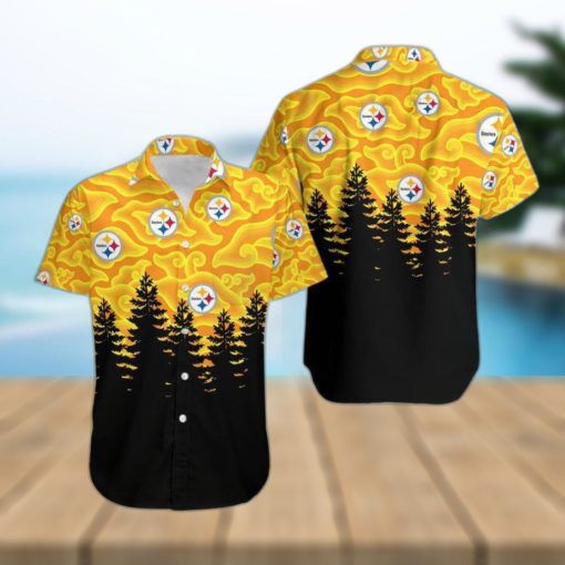 Pittsburgh Steelers Ninja Cloud Blackest Hawaiian Shirt Holiday Gift For Halloween