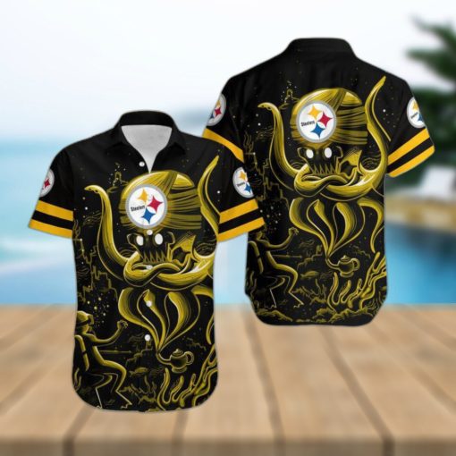 Pittsburgh Steelers Octopus Alibaba Genie Hawaiian Shirt Fans Gift For Halloween