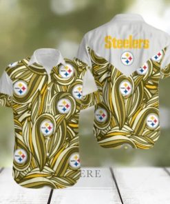 Pittsburgh Steelers Polo Shirt Tropical Seamless NFL