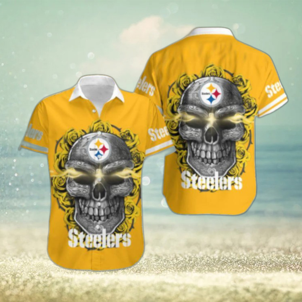 Nfl Pittsburgh Steelers Skull T Shirt