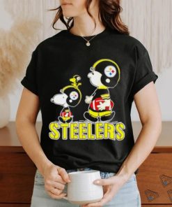 Pittsburgh Steelers Snoopy And Charlie Brown Peanuts 2023 Shirt