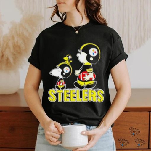 Pittsburgh Steelers Snoopy And Charlie Brown Peanuts 2023 Shirt