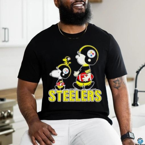Pittsburgh Steelers Snoopy And Charlie Brown Peanuts 2023 Shirt