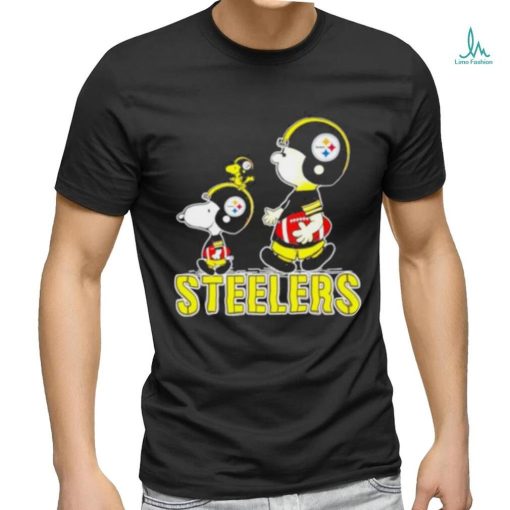 Pittsburgh Steelers Snoopy And Charlie Brown Peanuts 2023 Shirt