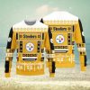 Pittsburgh Steelers Ugly Christmas Snow Xmas Sweater Wreath Gift Mens Women