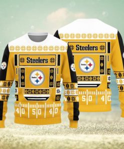 Pittsburgh Steelers Teams Ball Snowfalke Pattern Knitted Sweater For Christmas