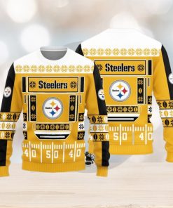 Pittsburgh Steelers Teams Ball Snowfalke Pattern Knitted Sweater For Christmas