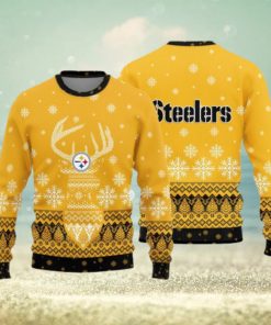 Pittsburgh Steelers Teams Reindeer Knitted Sweater For Christmas