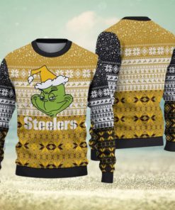 Pittsburgh Steelers Ugly Christmas Grch Xmas Sweater Gathering Gift Mens Women